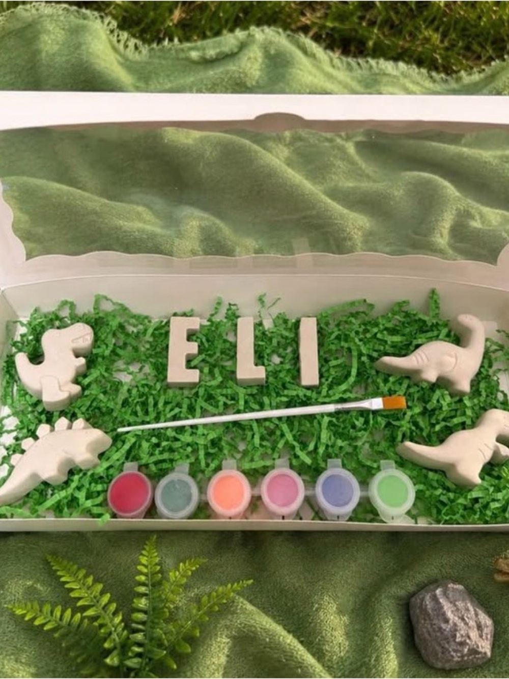 Dinosaur personalized painting kit